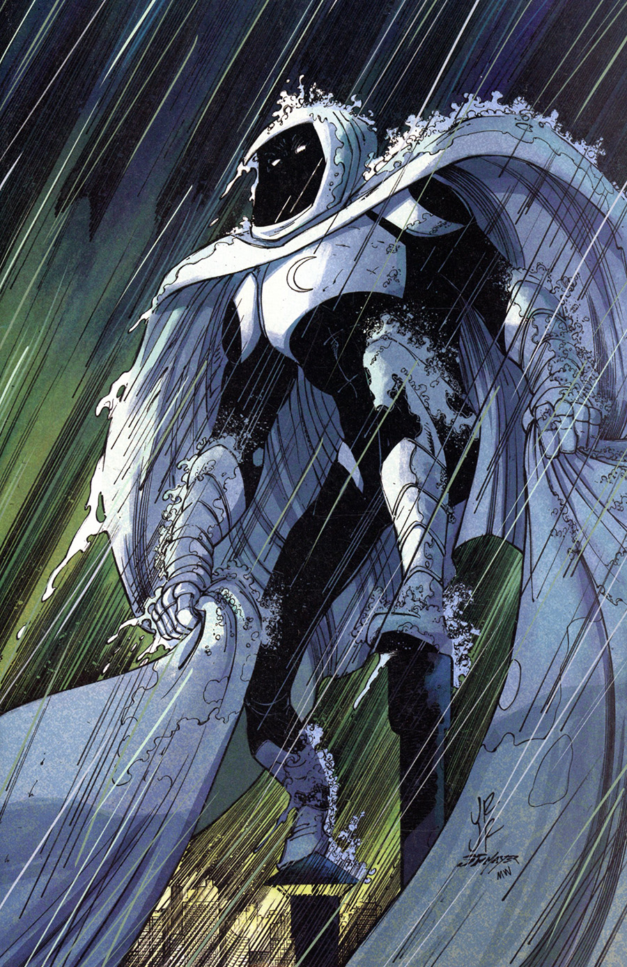 Moon Knight Vol 9 #1 Cover L Incentive John Romita Jr Virgin Cover