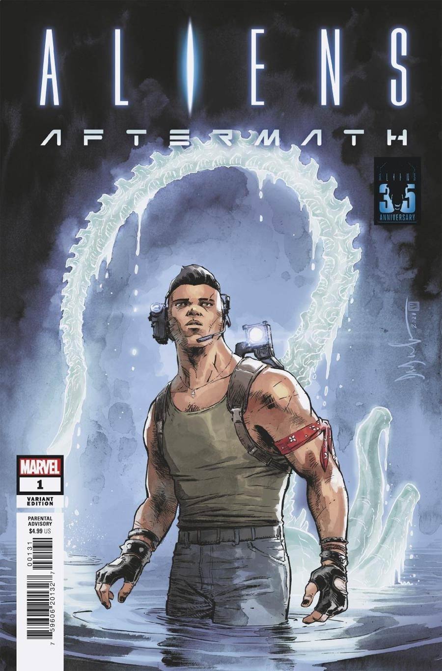 Aliens Aftermath #1 (One Shot) Cover C Incentive Dave Wachter Variant Cover