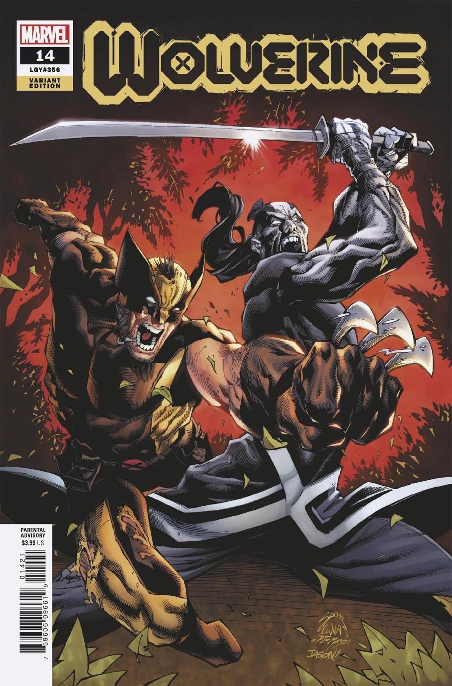 Wolverine Vol 7 #14 Cover C Incentive Ryan Stegman Variant Cover