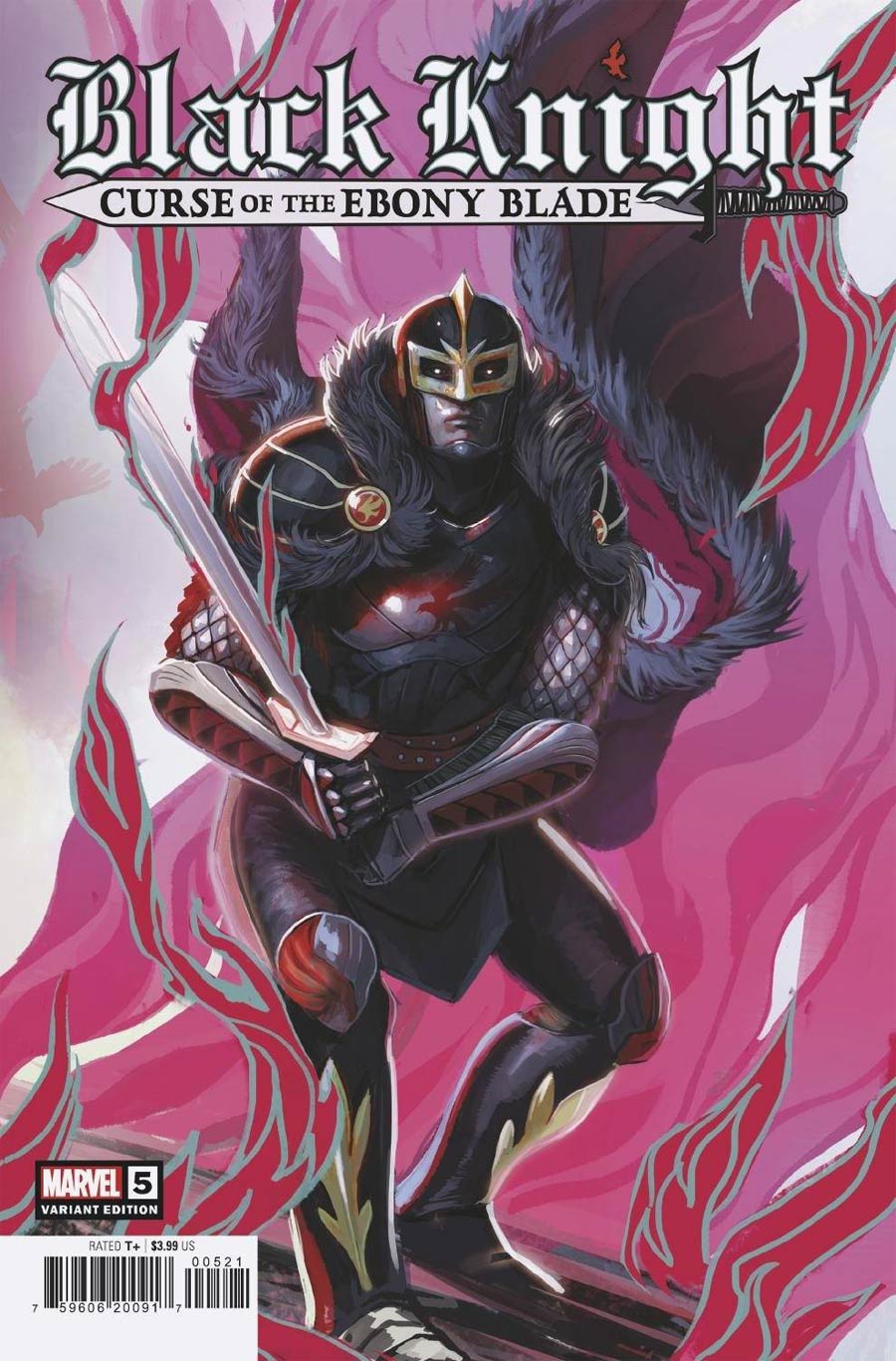 Black Knight Curse Of The Ebony Blade #5 Cover B Incentive Stephanie Hans Variant Cover