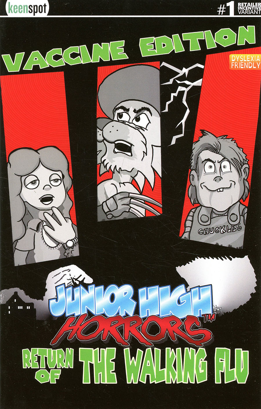 Junior High Horrors Return Of The Walking Flu Vaccine Edition #1 Cover D Incentive Toy Story Parody Variant Cover