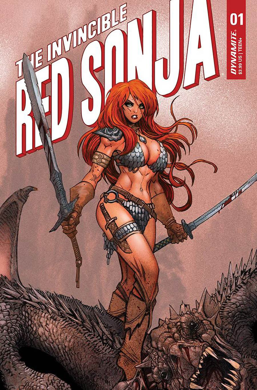 Invincible Red Sonja #1 Cover G Variant Moritat Premium Cover