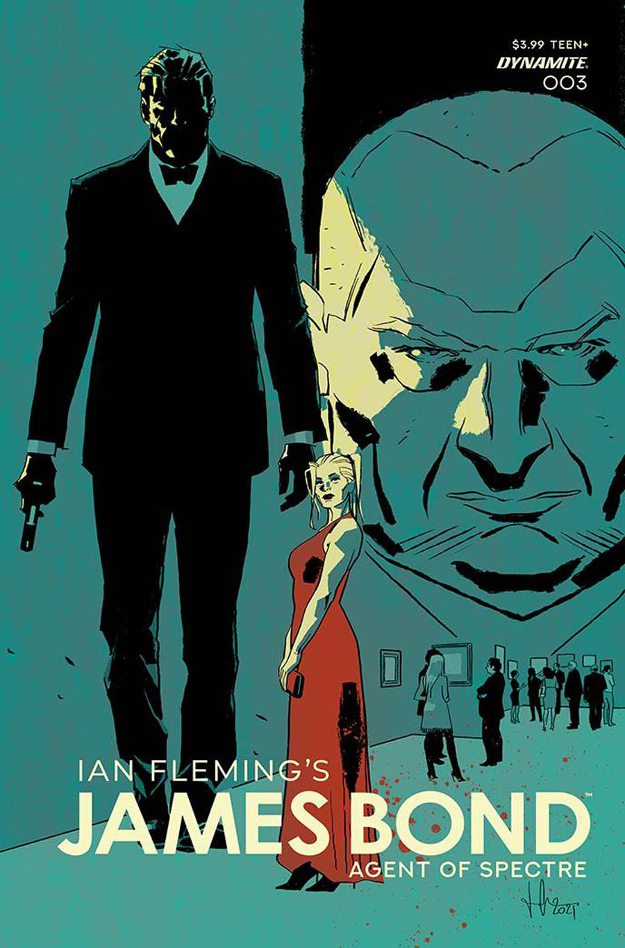 James Bond Agent Of SPECTRE #3 Cover B Variant Luca Casalanguida Premium Cover