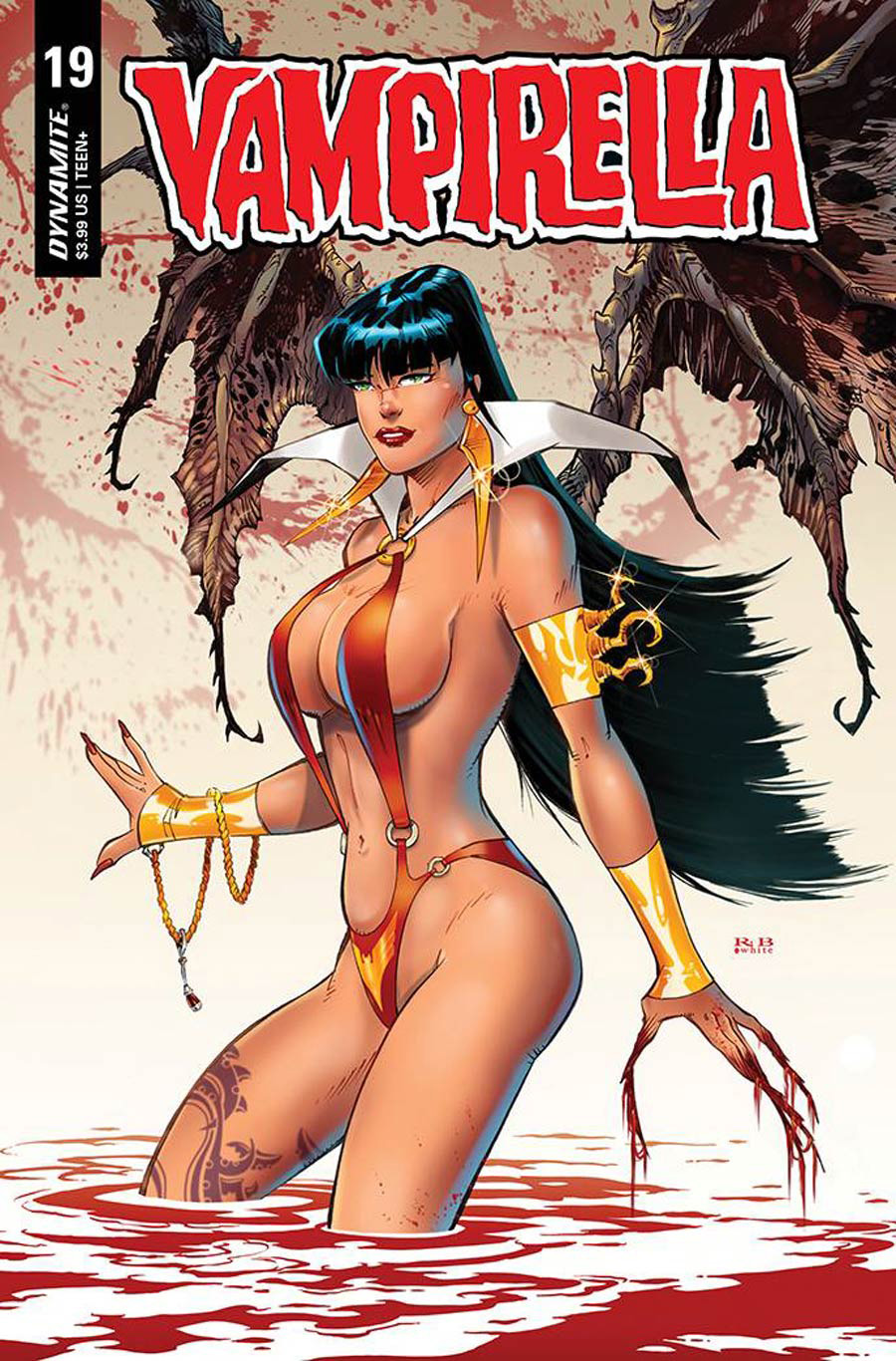 Vampirella Vol 8 #19 Cover F Variant RB White Premium Cover