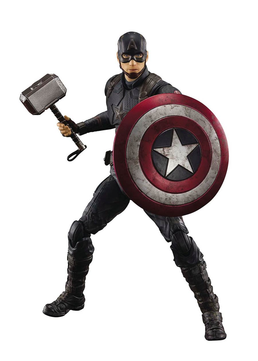 Avengers Endgame S.H.Figuarts - Captain America (Final Battle) Action Figure