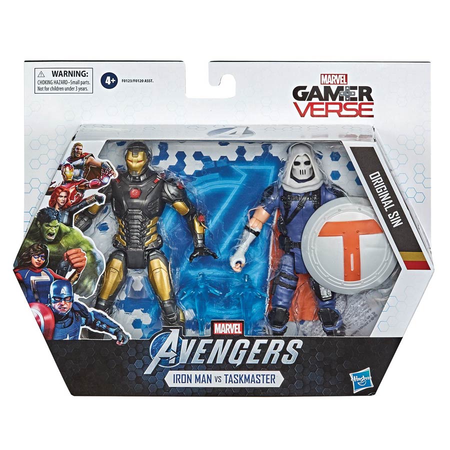 Avengers Gamerverse Iron Man / Taskmaster 6-Inch 2-Pack Action Figure