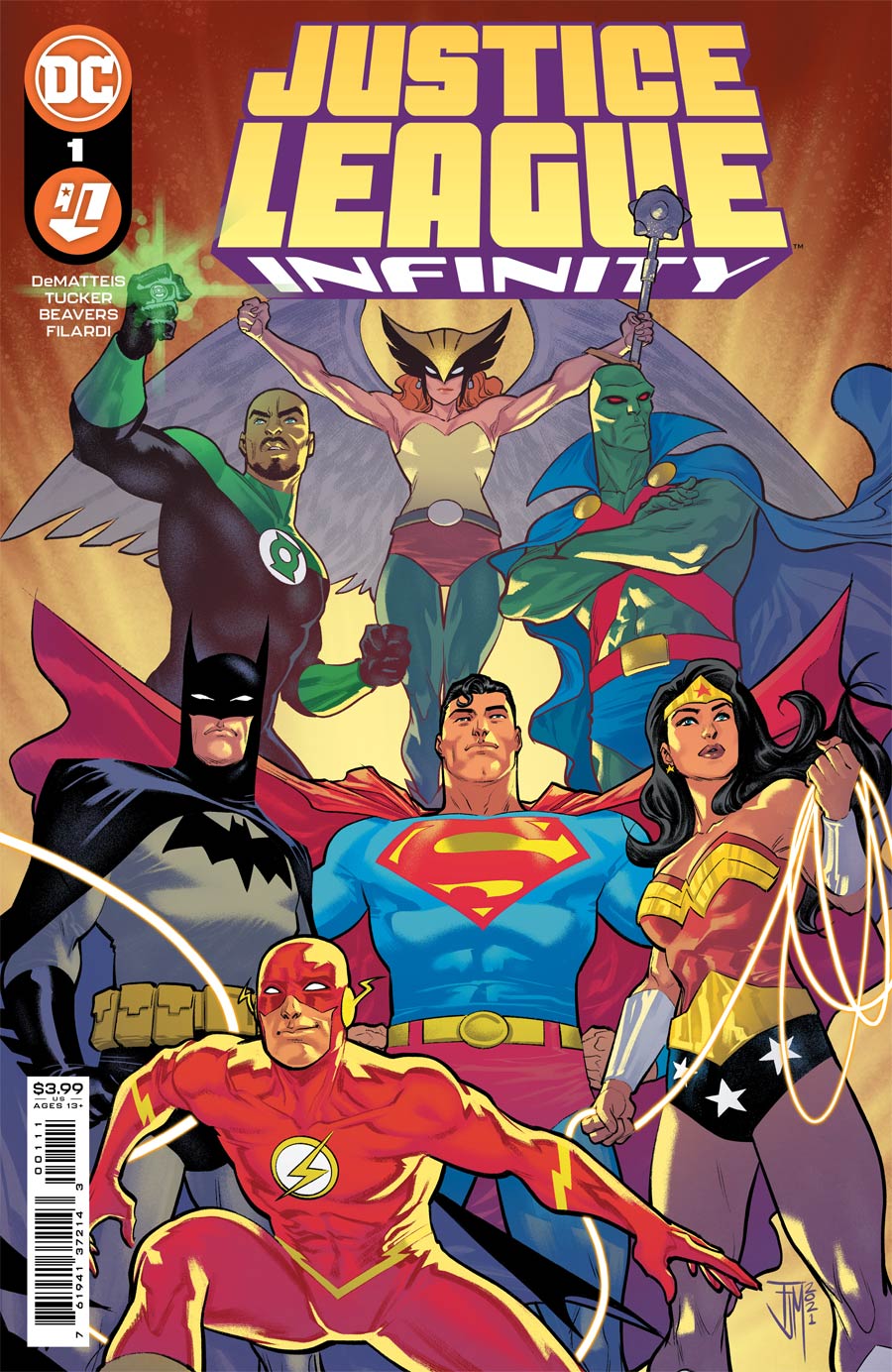 Justice League Infinity #1 Cover A Regular Francis Manapul Cover