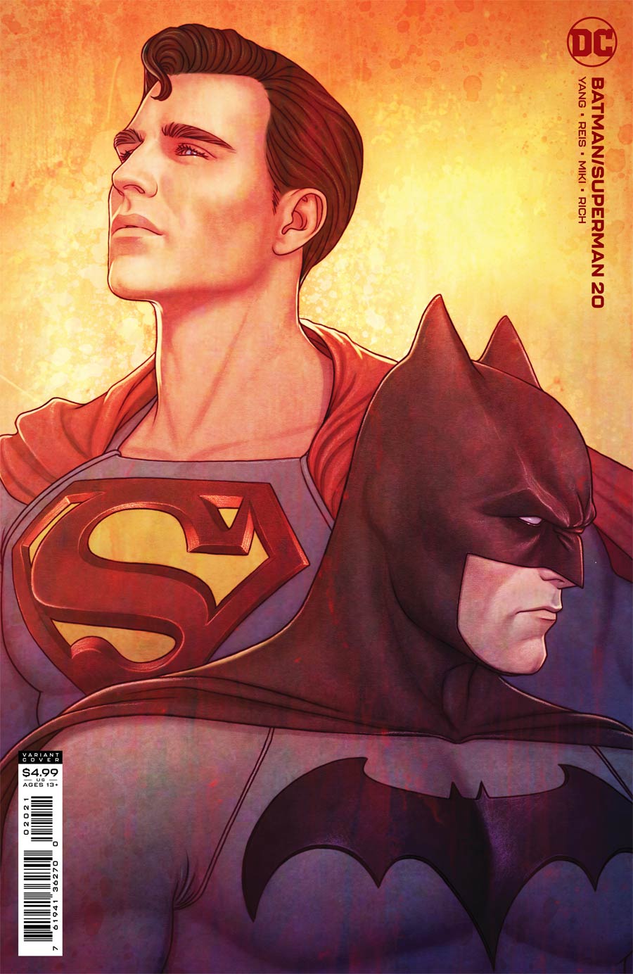 Batman Superman Vol 2 #20 Cover B Variant Jenny Frison Card Stock Cover