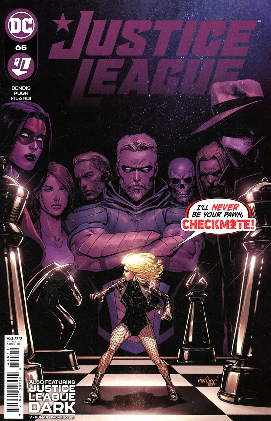 Justice League Vol 4 #65 Cover A Regular David Marquez Cover
