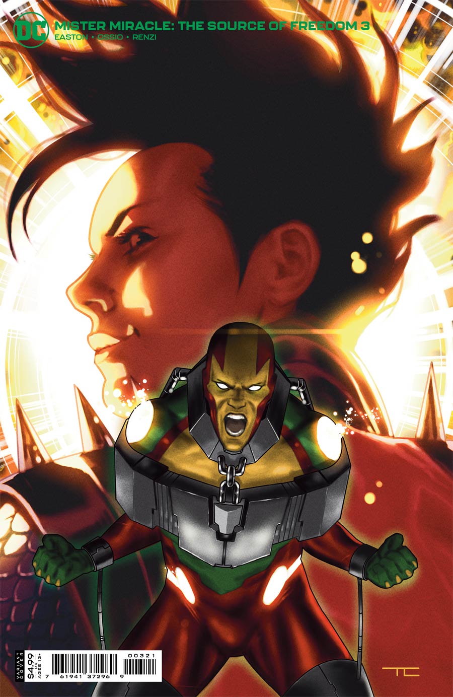 Mister Miracle The Source Of Freedom #3 Cover B Variant Taurin Clarke Card Stock Cover