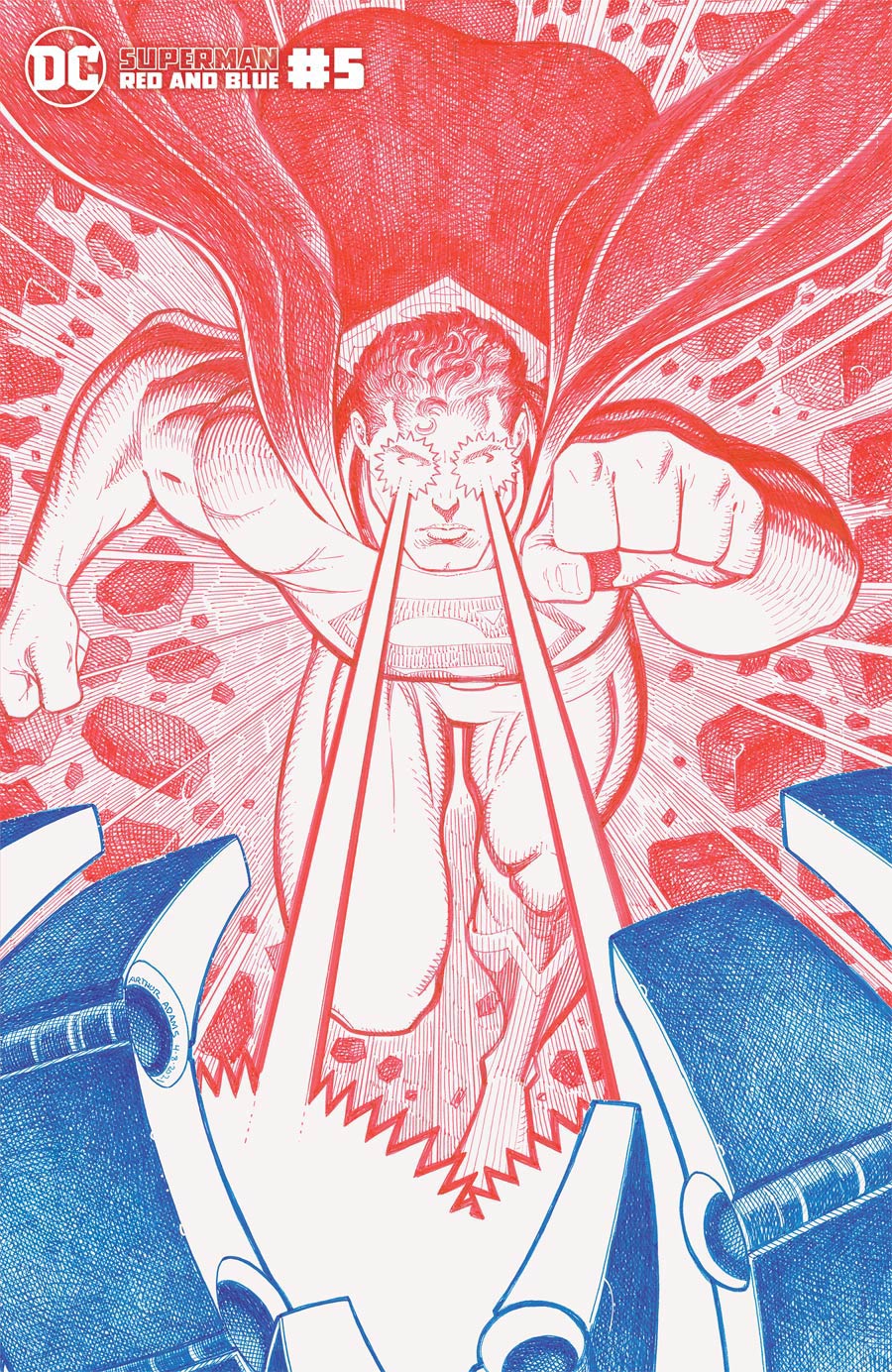 Superman Red & Blue #5 Cover B Variant Arthur Adams Cover