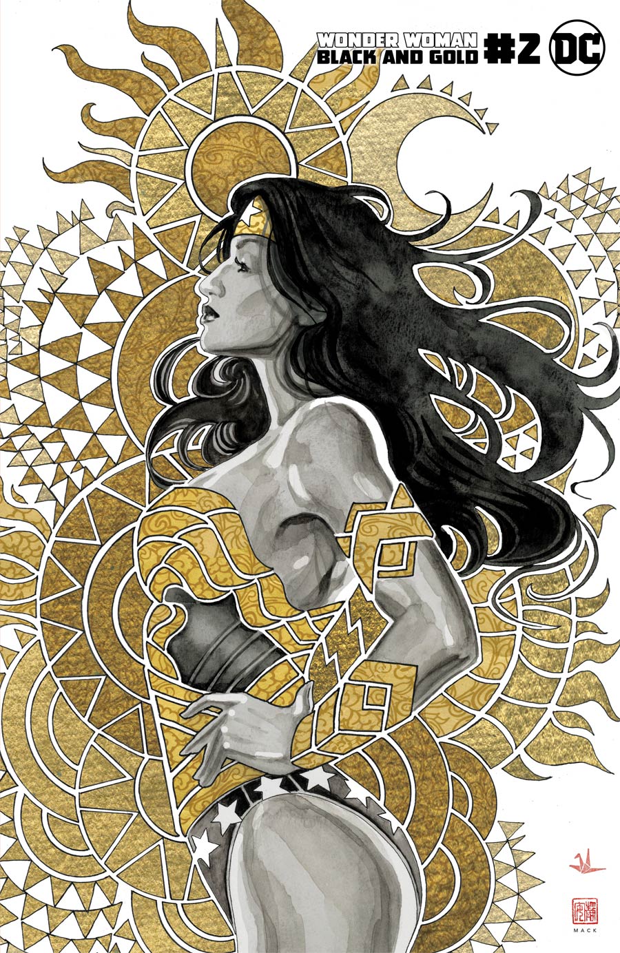 Wonder Woman Black & Gold #2 Cover C Incentive David Mack Variant Cover