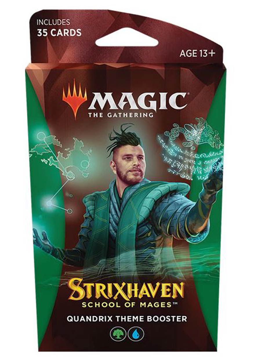 Magic The Gathering Strixhaven School Of Mages Theme Booster - Quandrix