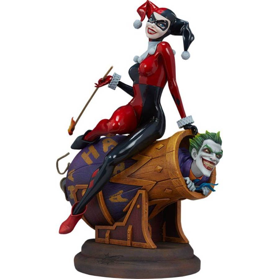 DC Comics Harley Quinn And The Joker Diorama Statue