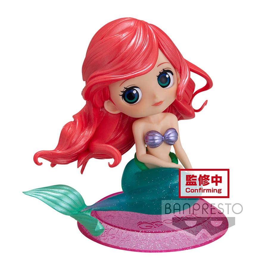 Disney Characters Q-Posket Figure - Ariel Glitter Line