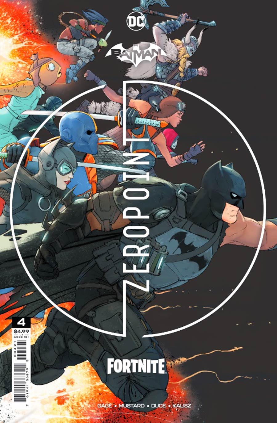Batman Fortnite Zero Point #4 Cover C 2nd Ptg Mikel Janin Recolored Variant Cover