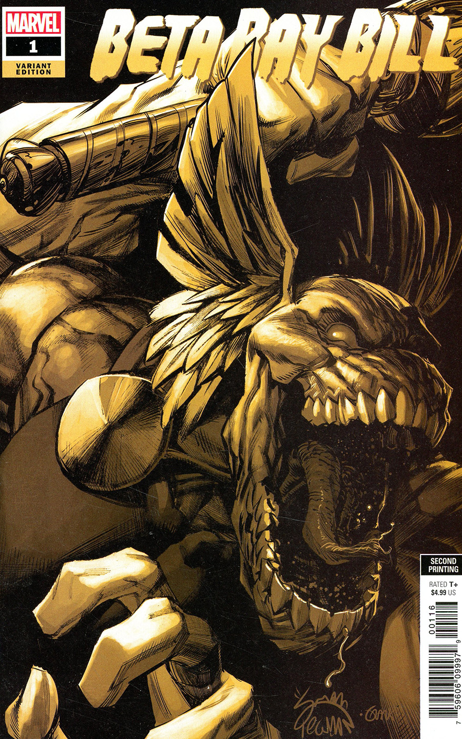 Beta Ray Bill #1 Cover I 2nd Ptg Incentive Ryan Stegman Variant Cover (King In Black Tie-In)