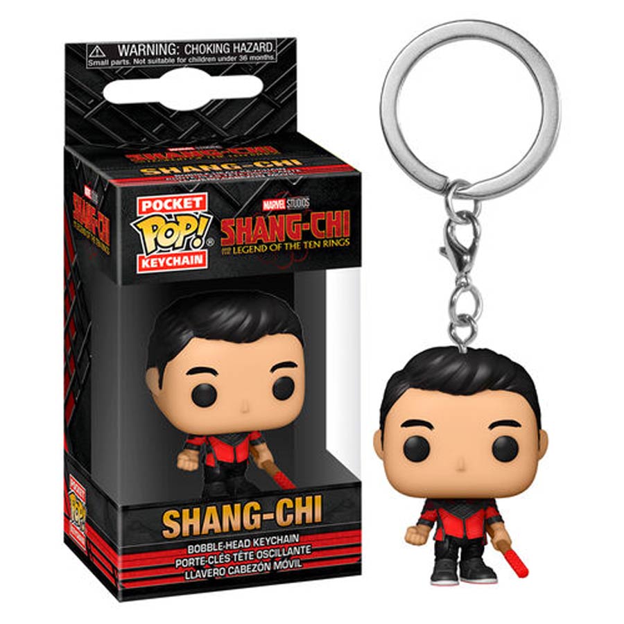POP Keychain Shang-Chi And The Legend Of The Ten Rings Shang-Chi Vinyl Pocket Keychain