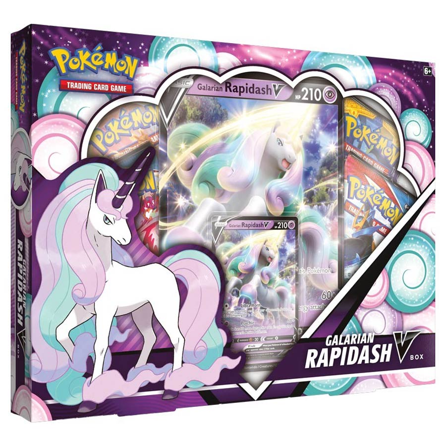Pokemon Galarian Rapidash V Box