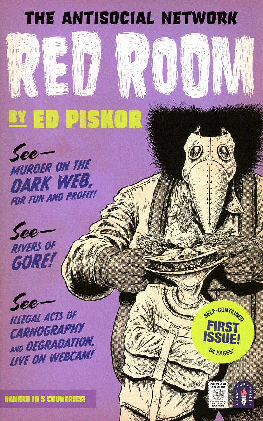 Red Room #1 Cover B Incentive Ed Piskor Variant Cover