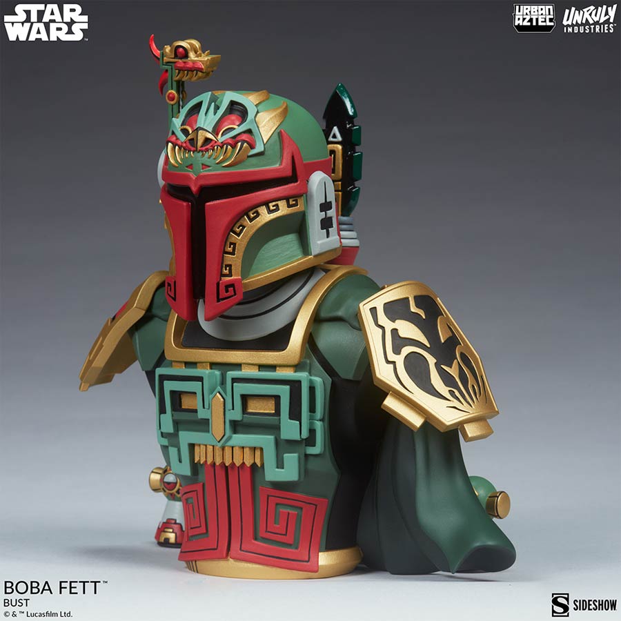 Star Wars Boba Fett Aztec Bust