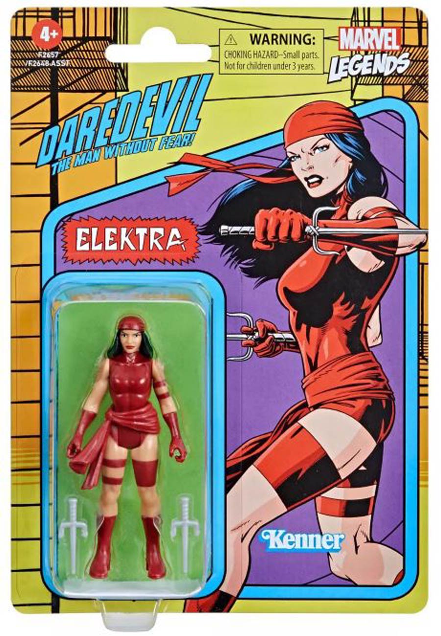 Marvel Vintage Series 2021 3.75-Inch Action Figure Wave 2 - Elektra