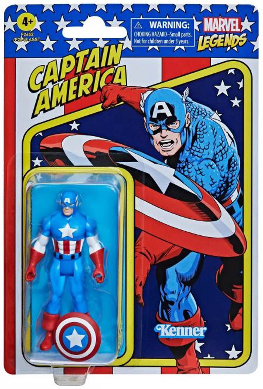 Marvel Vintage Series 2021 3.75-Inch Action Figure Wave 2 - Captain America