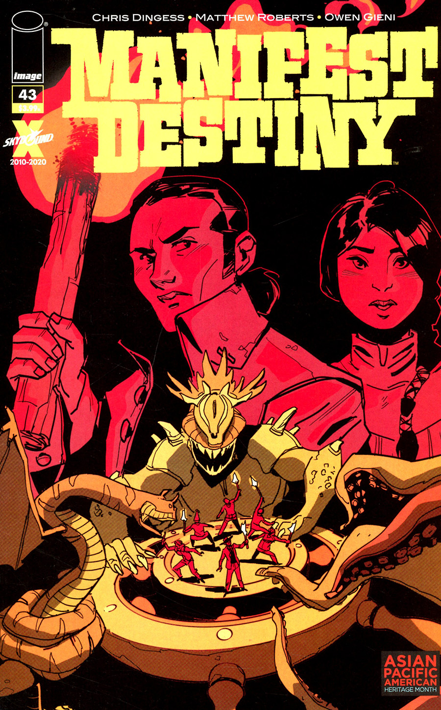 Manifest Destiny #43 Cover B Variant Alex Tefenkgi AAPI Cover