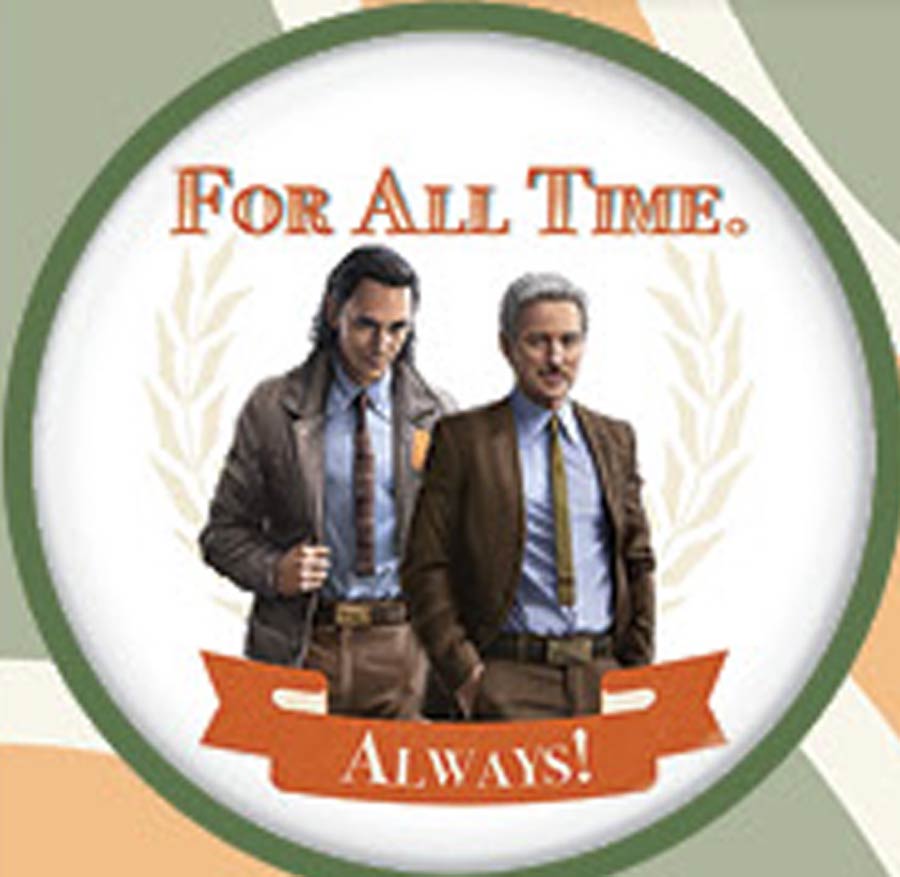 Marvel Comics Button 1.25-Inch Round - Loki For All Time (88429)