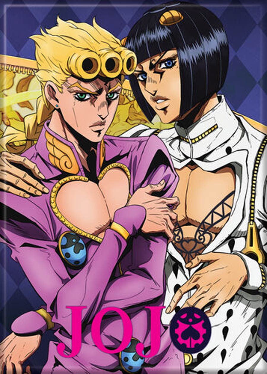 JoJos Bizarre Adventure Photo Magnet 2.5x3.5-Inch - JoJo Season 4 Giorno And Bucciarati (73906JJ)