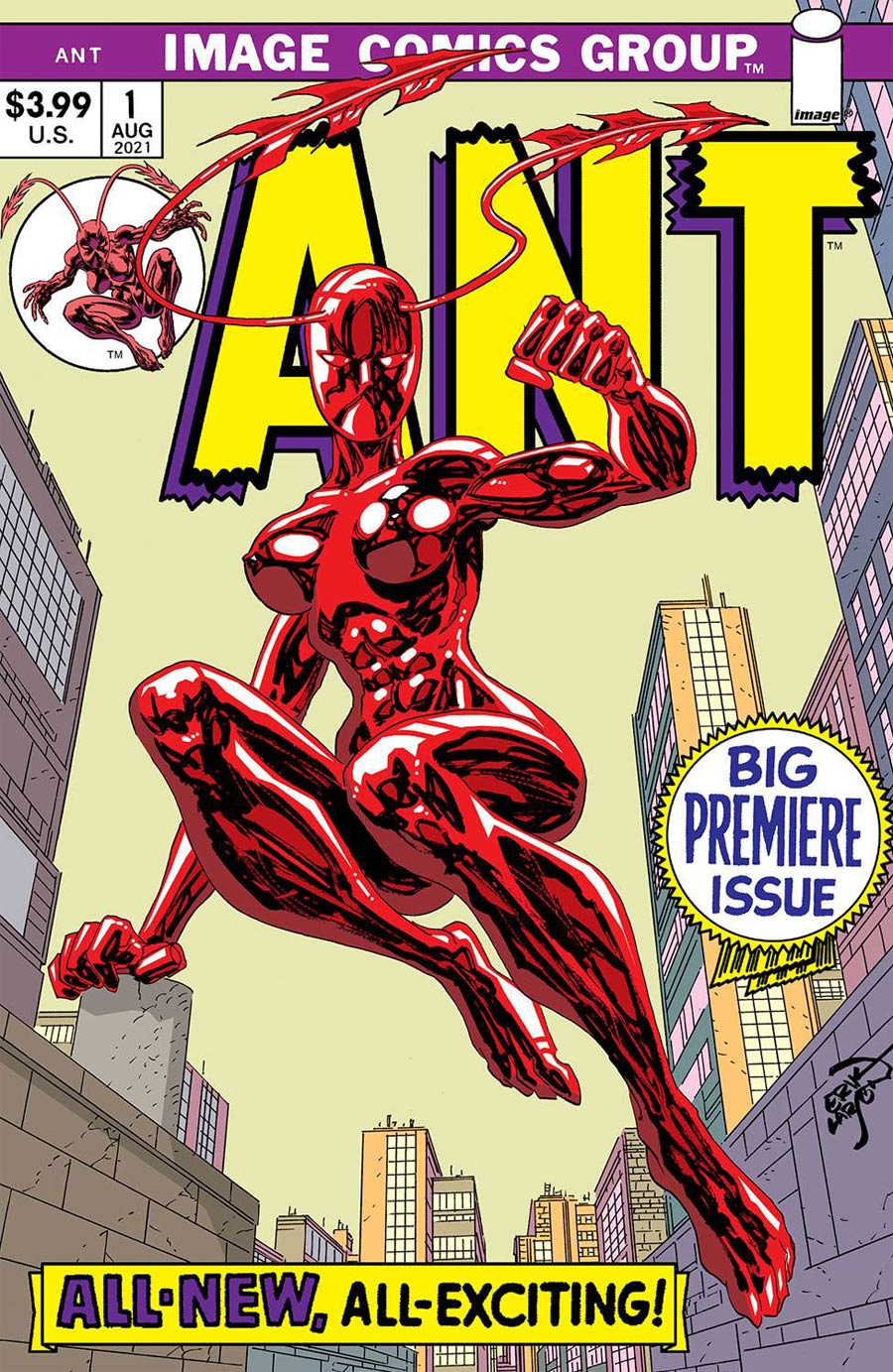 Ant Vol 3 #1 Cover E Variant Erik Larsen Retro Trade Dress Cover
