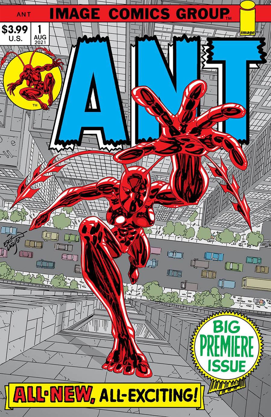 Ant Vol 3 #1 Cover F Variant Erik Larsen Retro Trade Dress Cover