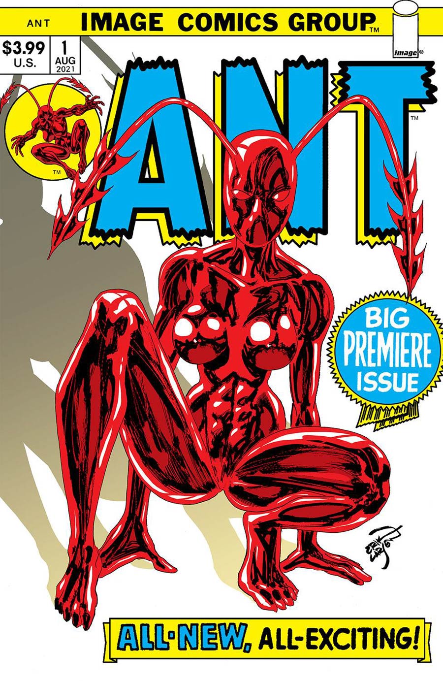 Ant Vol 3 #1 Cover G Variant Erik Larsen Retro Trade Dress Cover