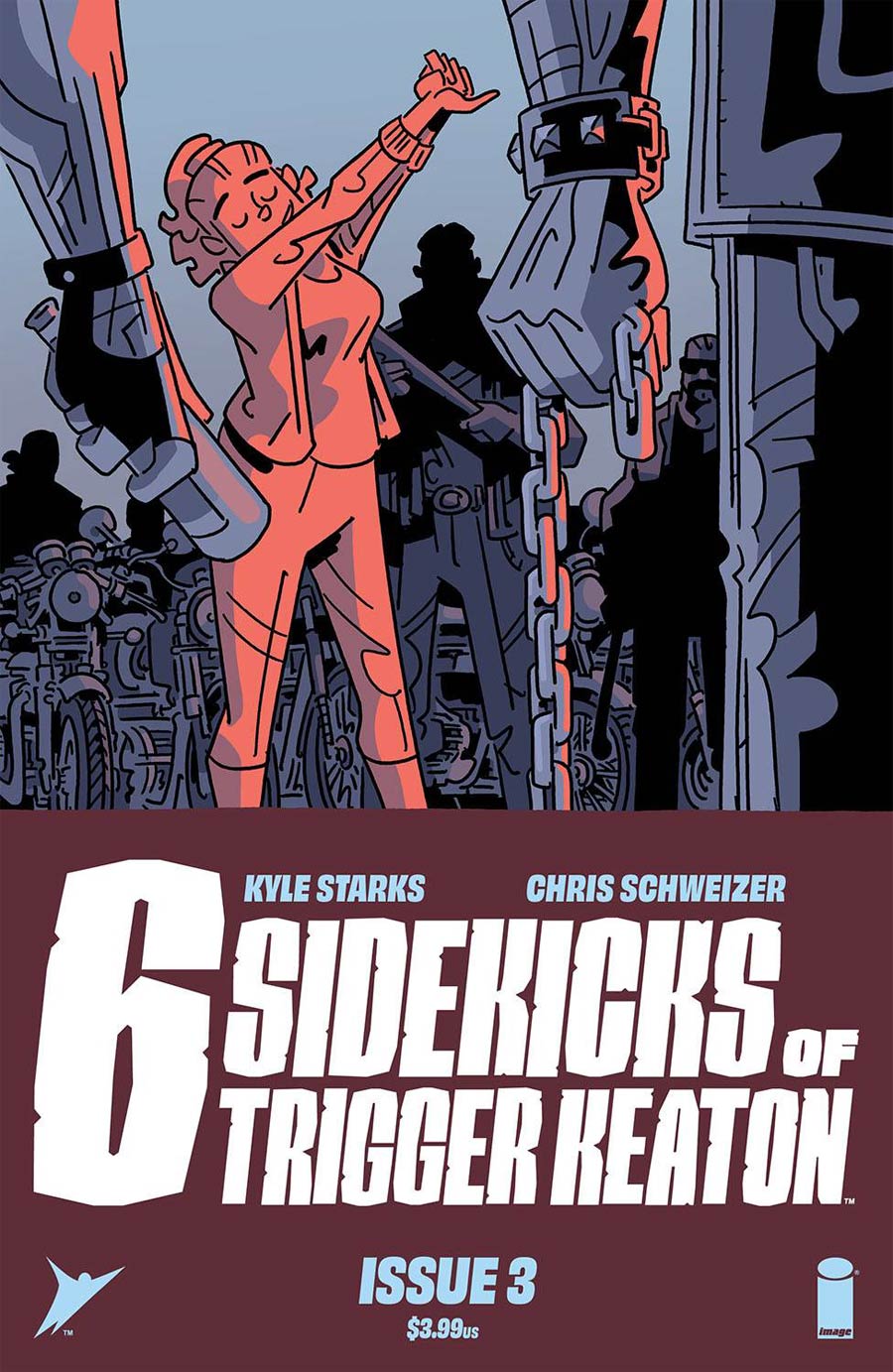 Six Sidekicks Of Trigger Keaton #3 Cover A Regular Chris Schweizer Cover