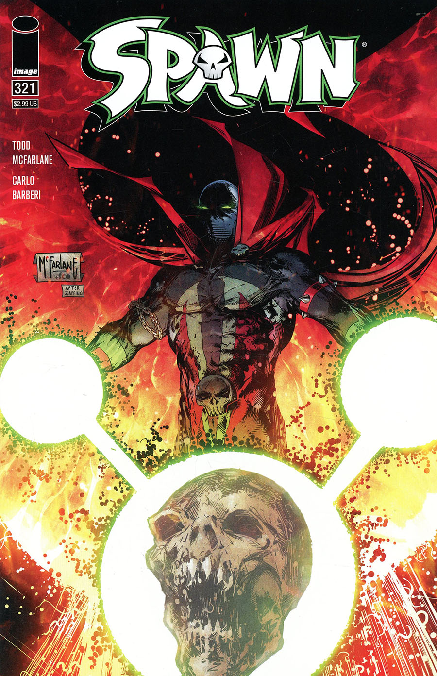 Spawn #321 Cover B Variant Todd McFarlane Cover