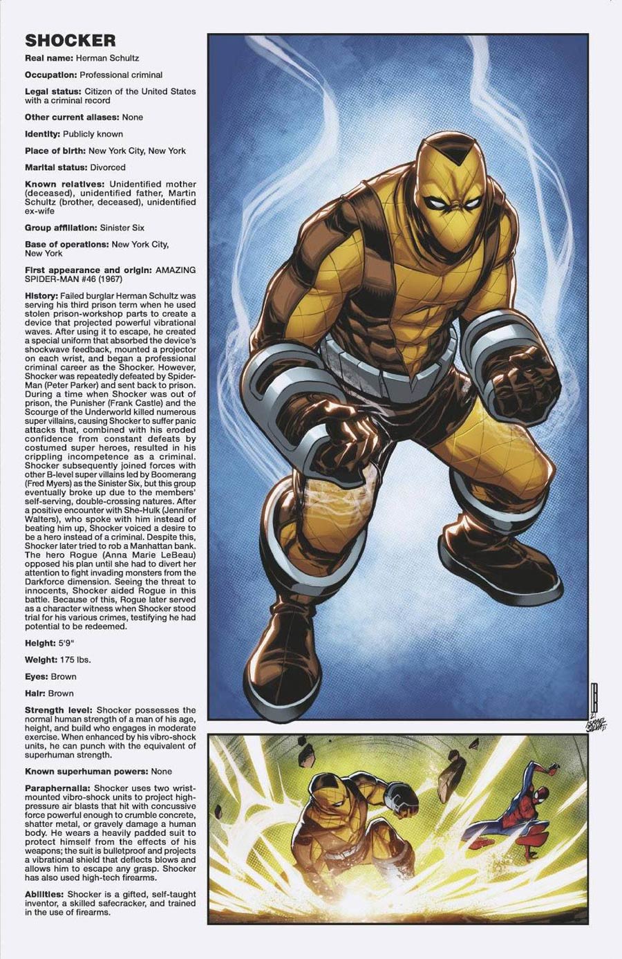 Amazing Spider-Man Vol 5 #73 Cover B Variant David Baldeon Handbook Cover (Sinister War Tie-In)