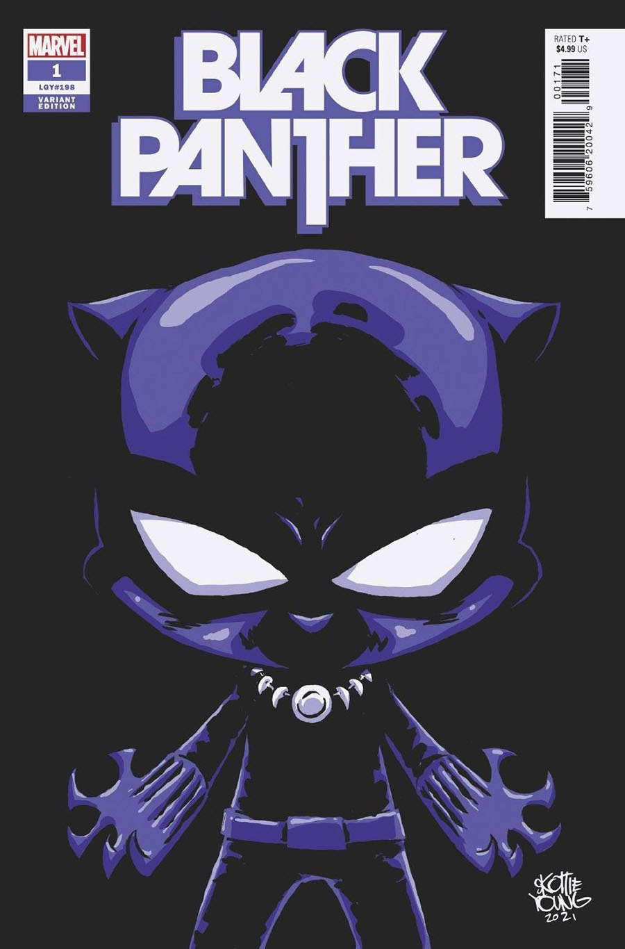 Black Panther Vol 8 #1 Cover E Variant Skottie Young Cover