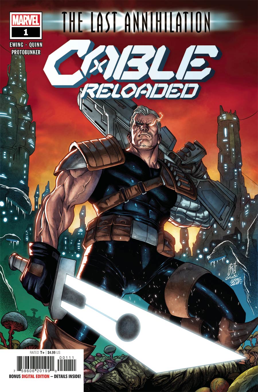 Cable Reloaded #1 (One Shot) Cover A Regular Stefano Caselli Cover (Last Annihilation Tie-In)