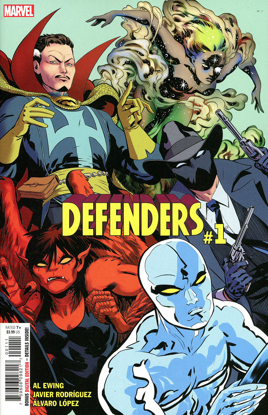 Defenders Vol 6 #1 Cover A Regular Javier Rodriguez Cover