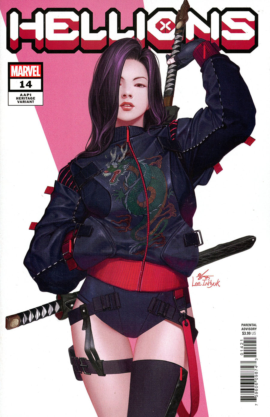Hellions #14 Cover B Variant Inhyuk Lee AAPI Heritage Cover
