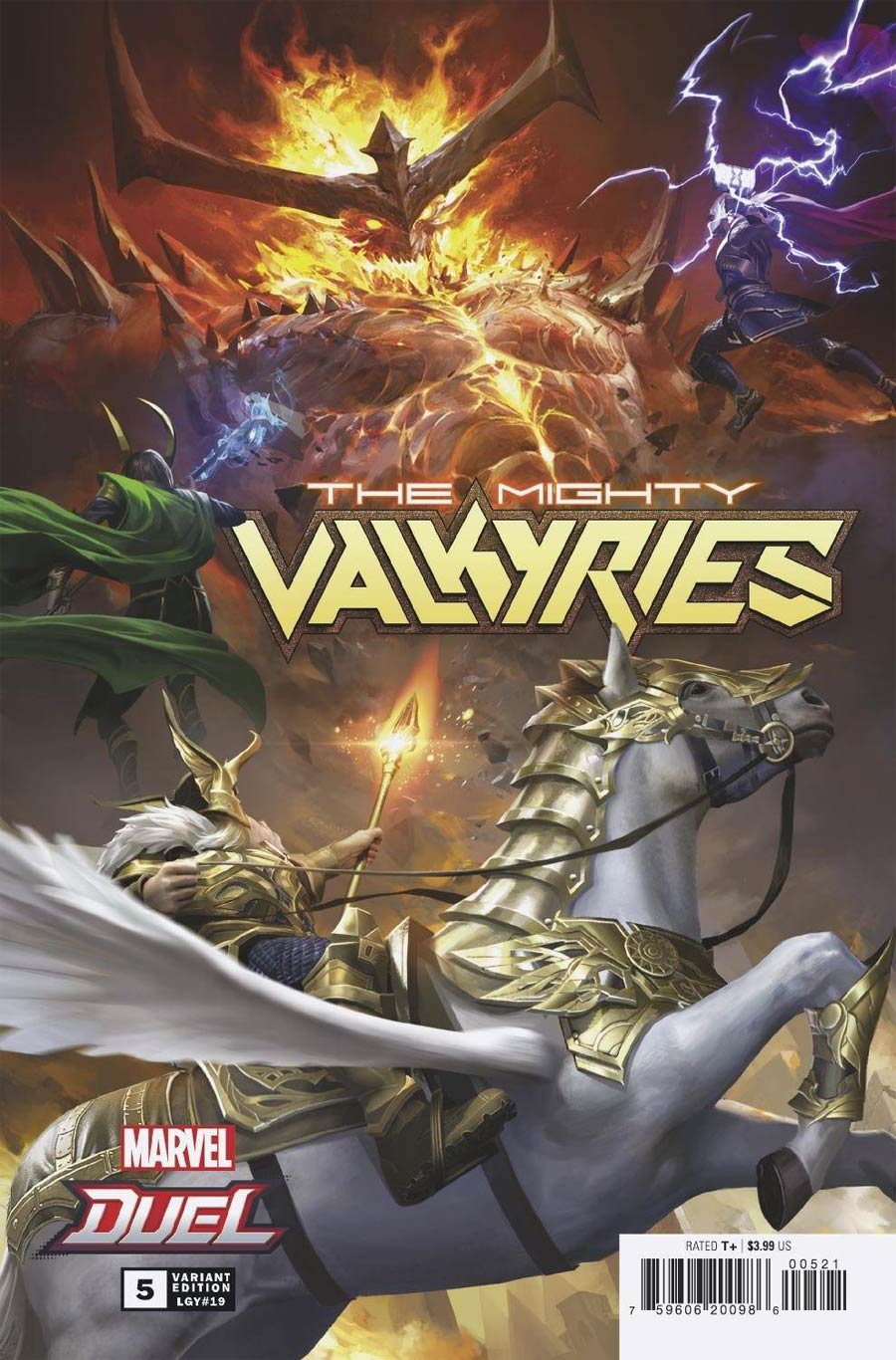 Mighty Valkyries #5 Cover B Variant NetEase Marvel Games Cover