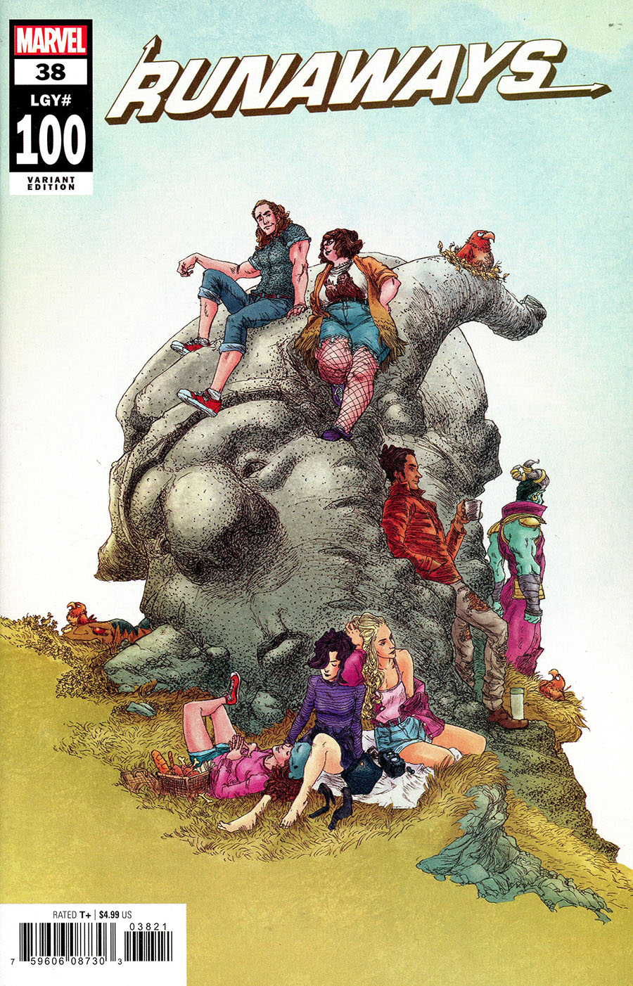 Runaways Vol 5 #38 Cover B Variant Adrian Alphona Cover (#100)