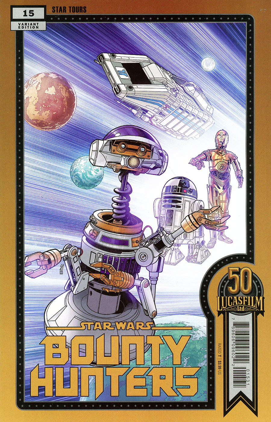 Star Wars Bounty Hunters #15 Cover C Variant Chris Sprouse Lucasfilm 50th Anniversary Cover (War Of The Bounty Hunters Tie-In)