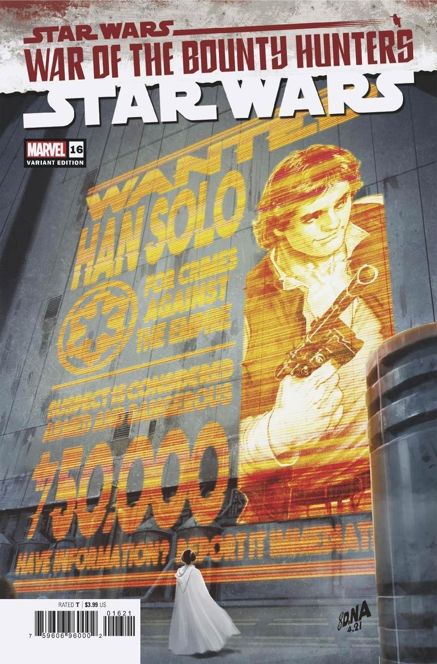 Star Wars Vol 5 #16 Cover B Variant David Nakayama Wanted Poster Cover (War Of The Bounty Hunters Tie-In)