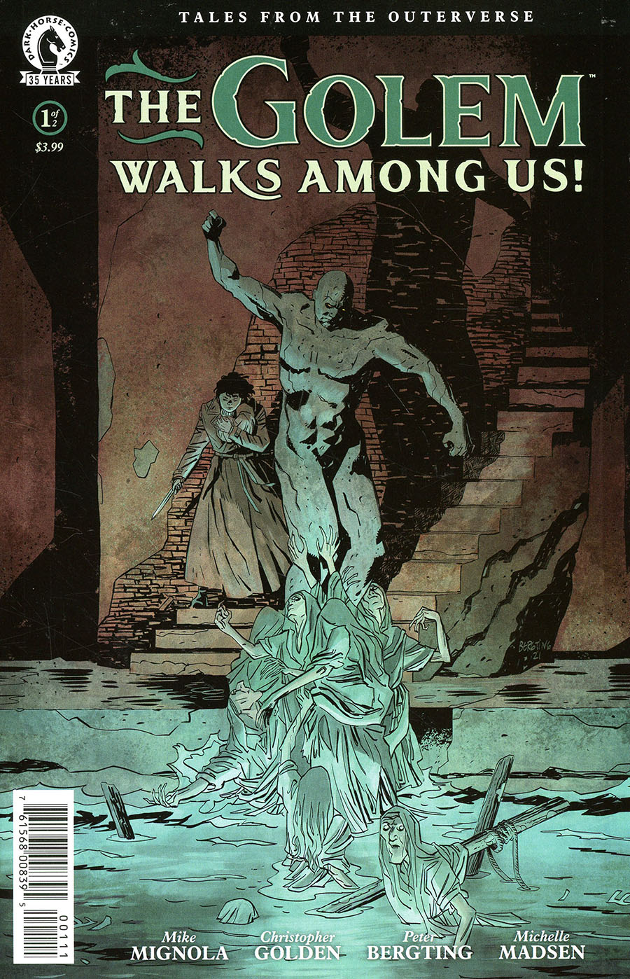 Golem Walks Among Us #1 Cover A Regular Peter Bergting Cover