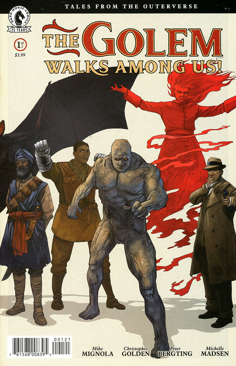 Golem Walks Among Us #1 Cover B Variant Peter Bergting Cover