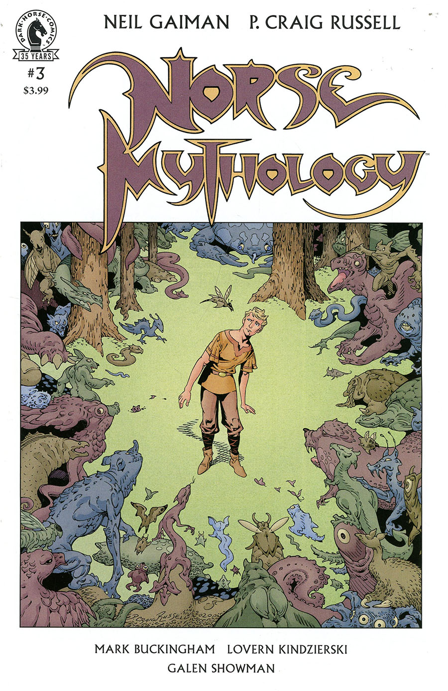 Neil Gaiman Norse Mythology II #3 Cover A Regular P Craig Russell Cover