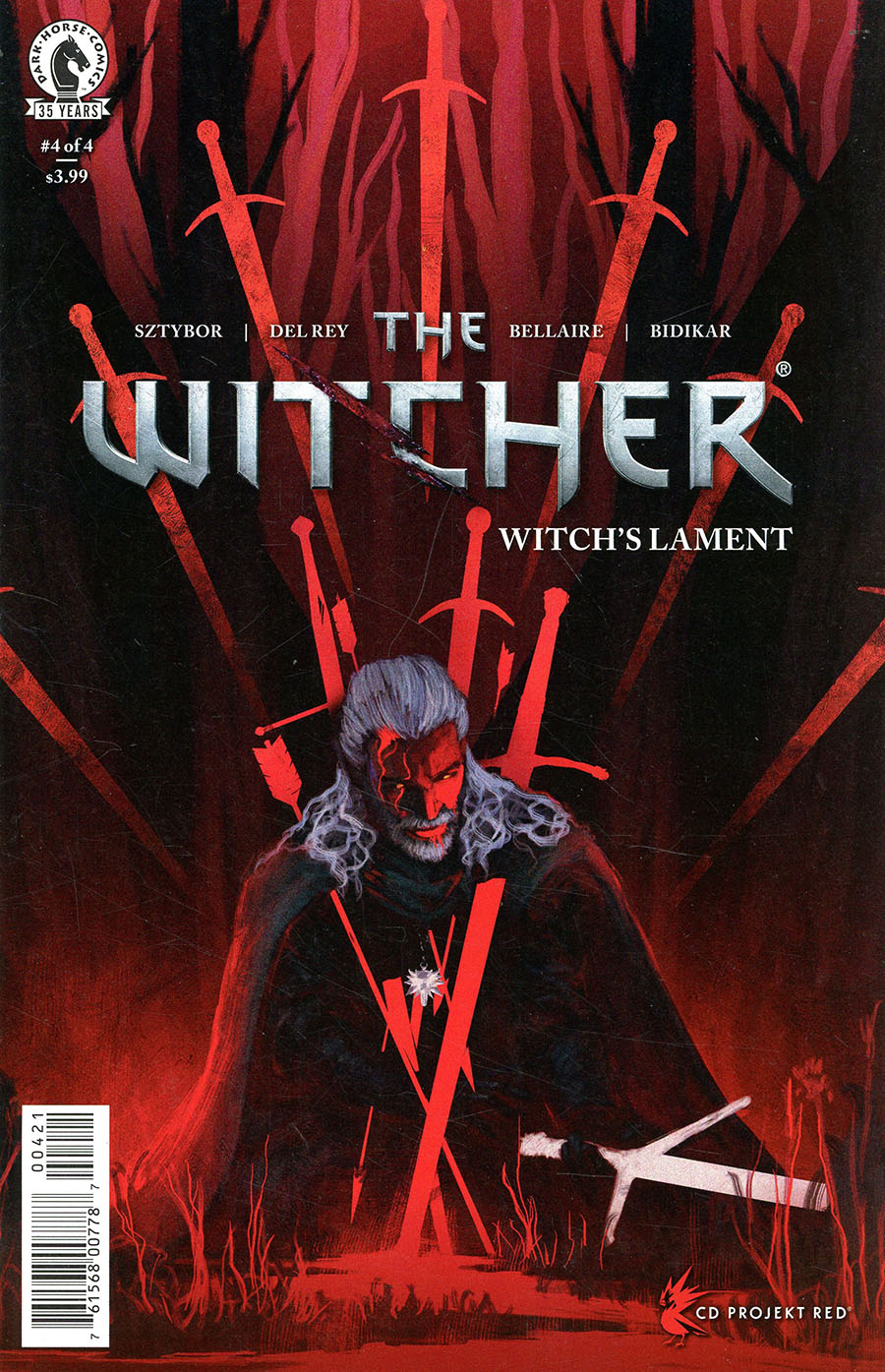 Witcher Witchs Lament #4 Cover B Variant Anato Finnstark Cover