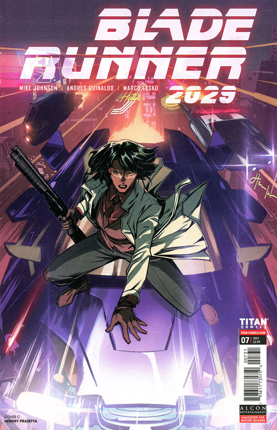 Blade Runner 2029 #7 Cover C Variant Hendry Prasetya Cover