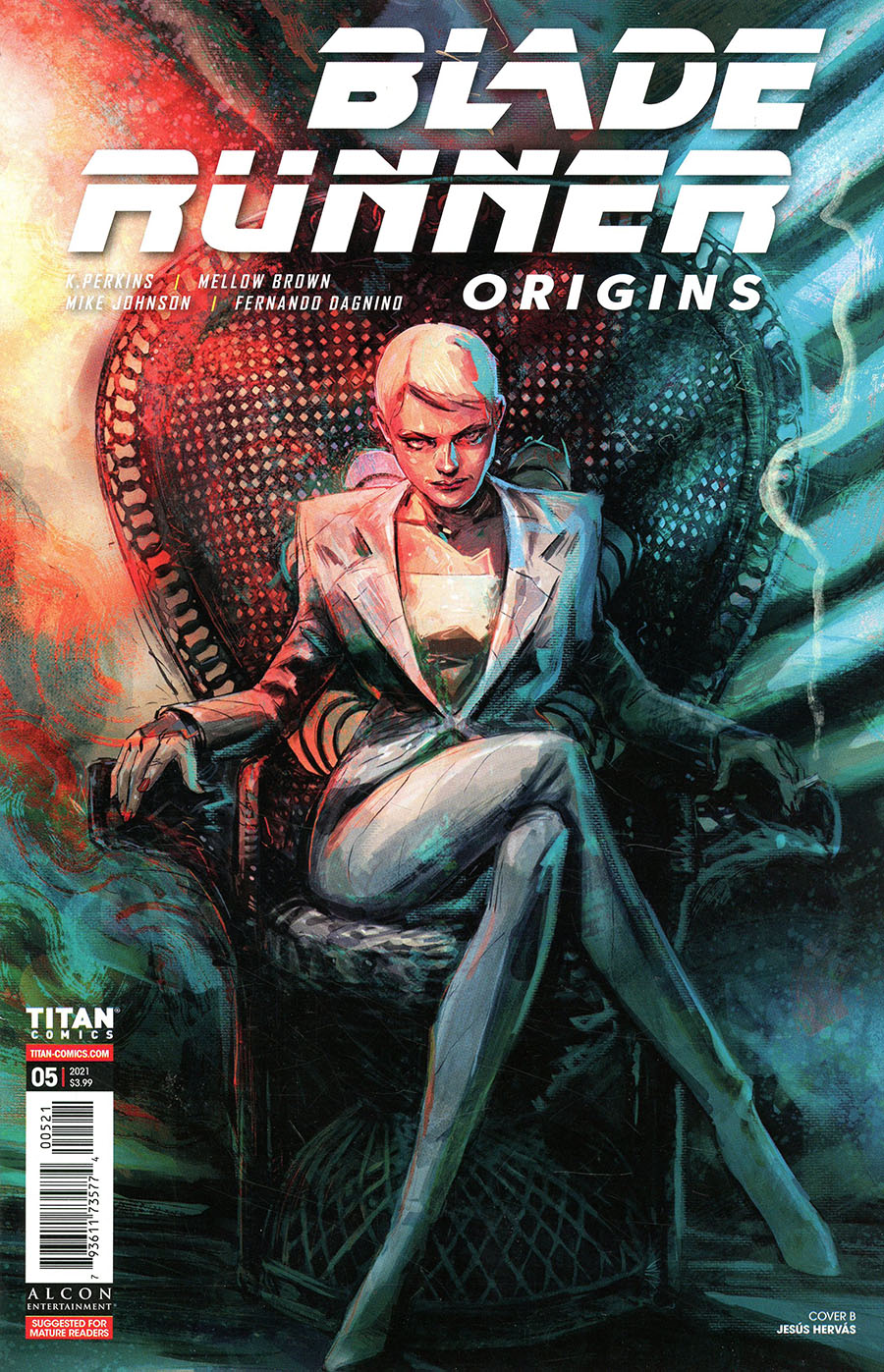 Blade Runner Origins #5 Cover B Variant Jesus Hervas Cover